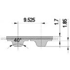 L Pitch (T3/8") Breco® Open Length Belting