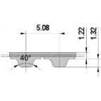 XL Pitch (T1/5") Breco® Open Length Belting